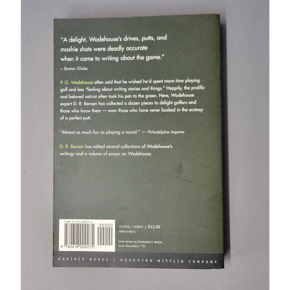 Vintage Fore! The Best of Wodehouse on Golf P.G. Wodehouse Paperback Mariner - Picture 16 of 16